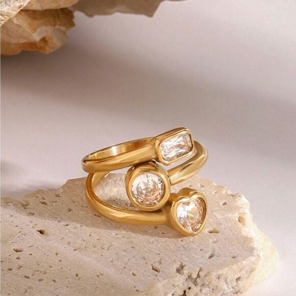 Vintage style ring A1103 - Picture 2 of 6